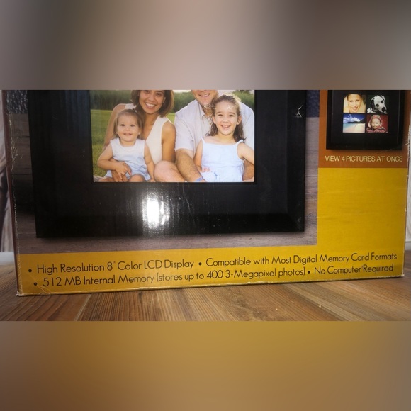 Digital Decor Digit 8" Photo Frame Black Frame DPF8512 NEW in BOX  512MB Memory - Picture 2 of 12